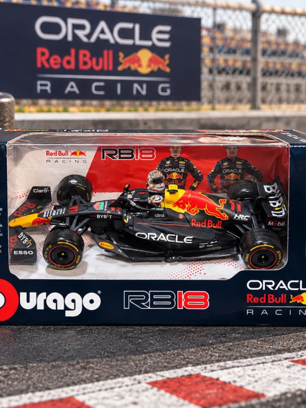 NIB 2023 Bburago 1:43 F1 Oracle Red Bull Racing Team RB19 Sergio Perez ~